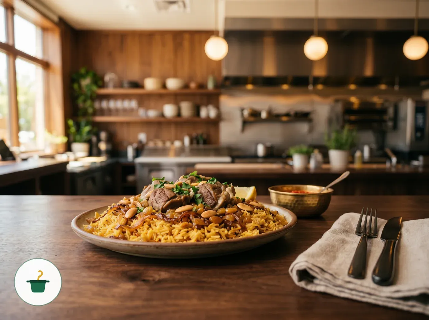 رز بخاري لحم
