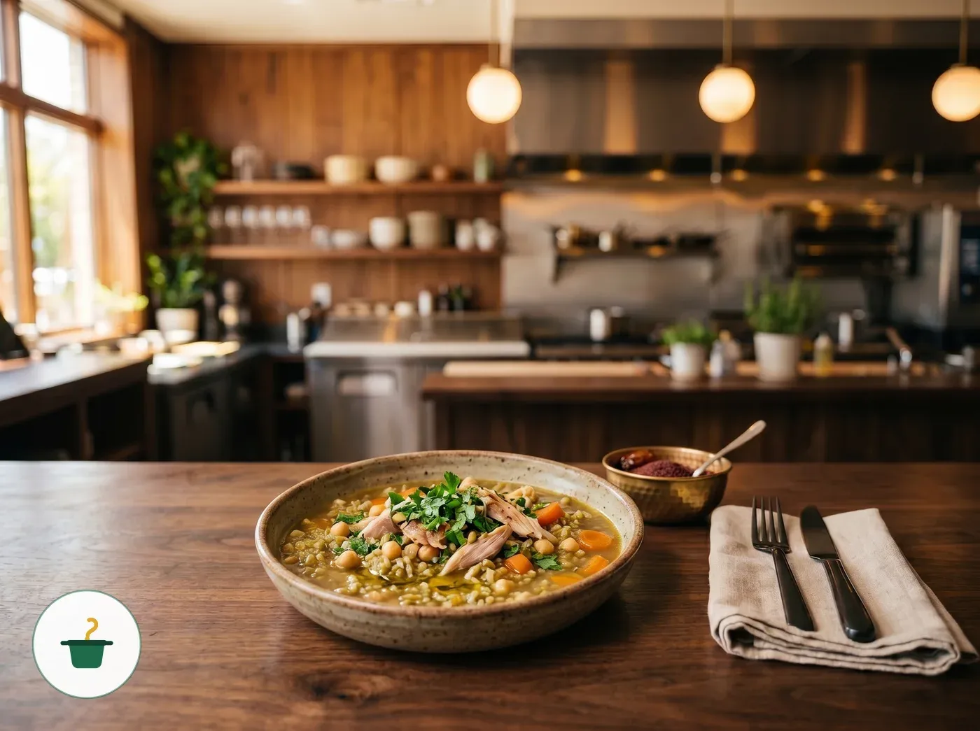 شوربة فريكة بالدجاج