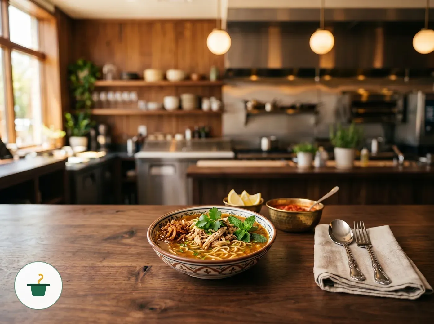 شوربة نودلز سريعة